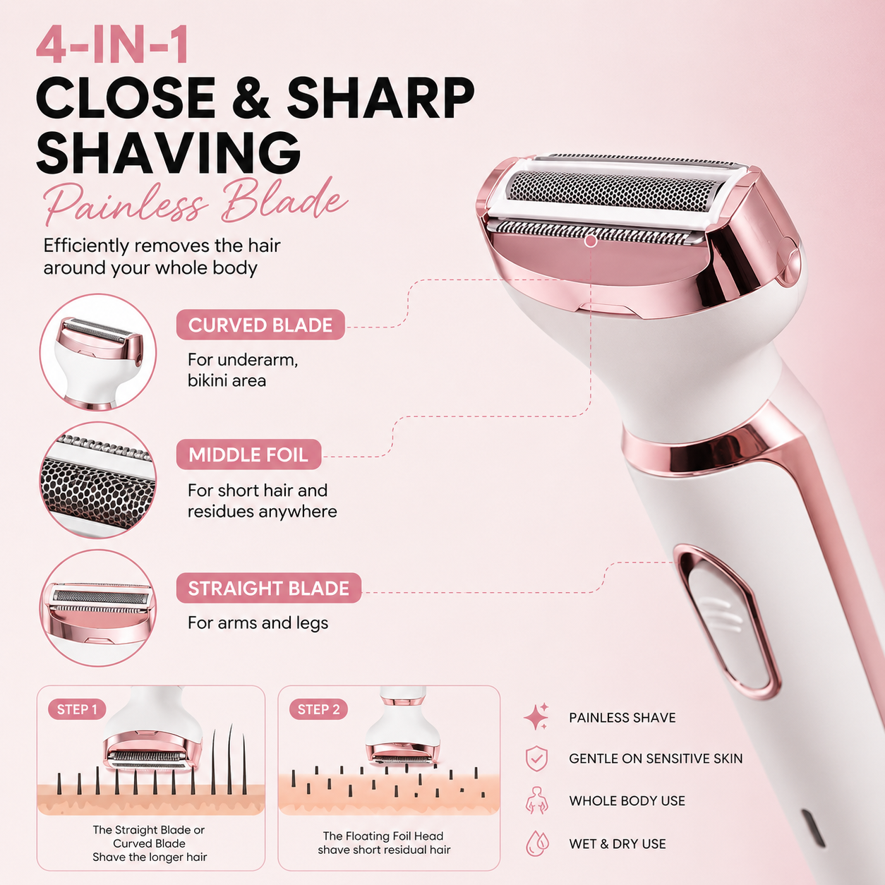 Mama Luxe Smooth™ 4-in-1 Beauty Wand