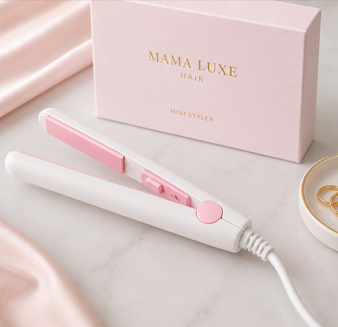 GlowRush™ Mini Styler (White)