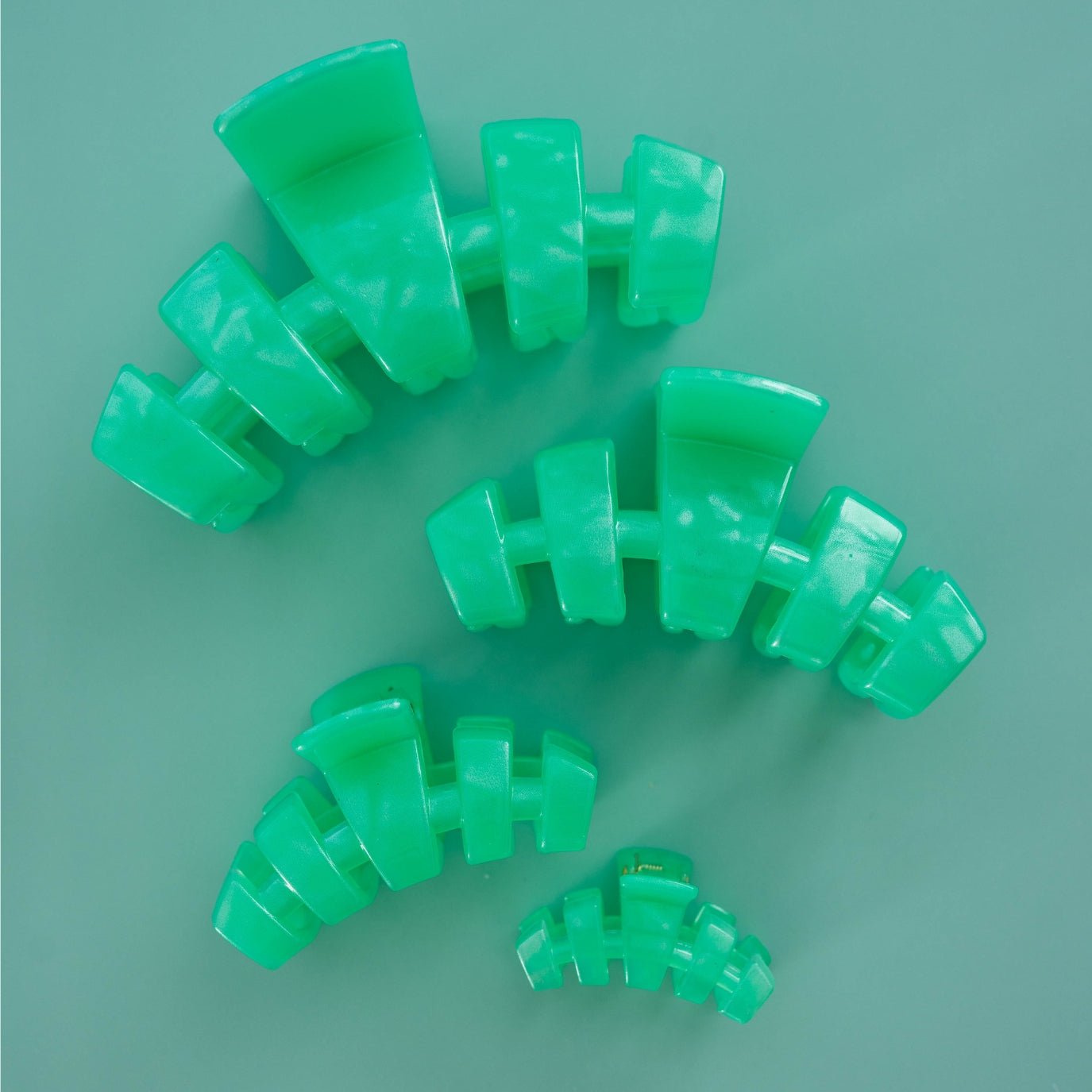 Classic Spring Splash Small Claw Clip