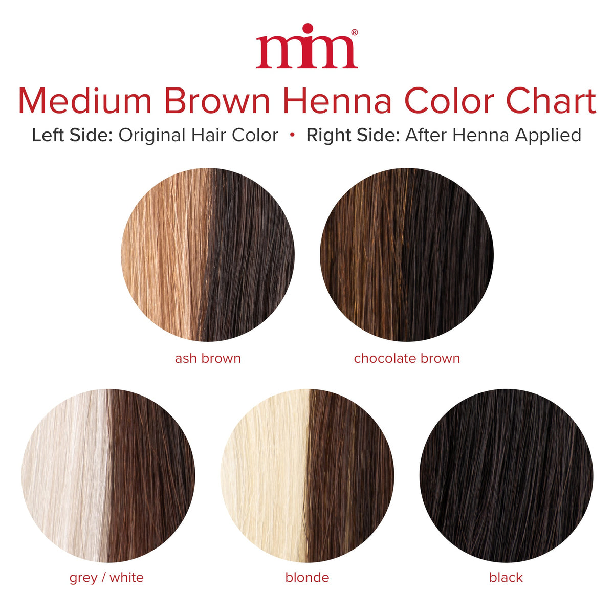 Henna Hair Dye - Medium Brown