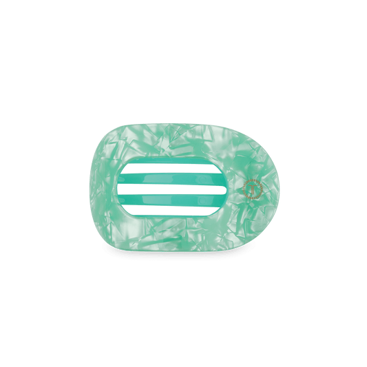 Spring Splash Small Flat Round Hair Clip